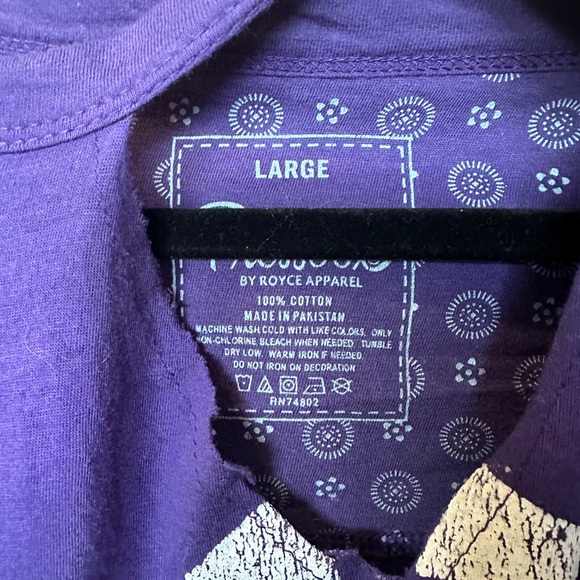 Purple LSU Tigers Long Sleeve Shirt - Picture 2 of 2